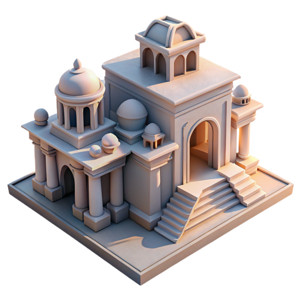 extraordinary rustic Dynamic Architecture Isolated with Shadows professional png