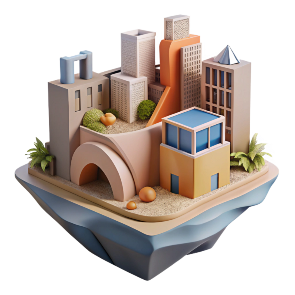 stunning contemporary Dynamic Urban Intervention Cutout Transformative Project high resolution png