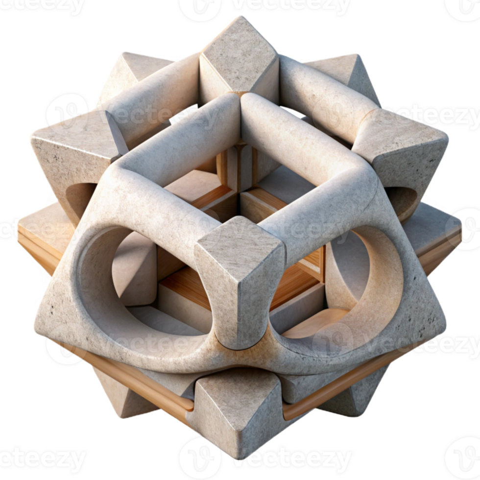 wonderful modern Dynamic Structure System Cutout Integrated Design detailed png