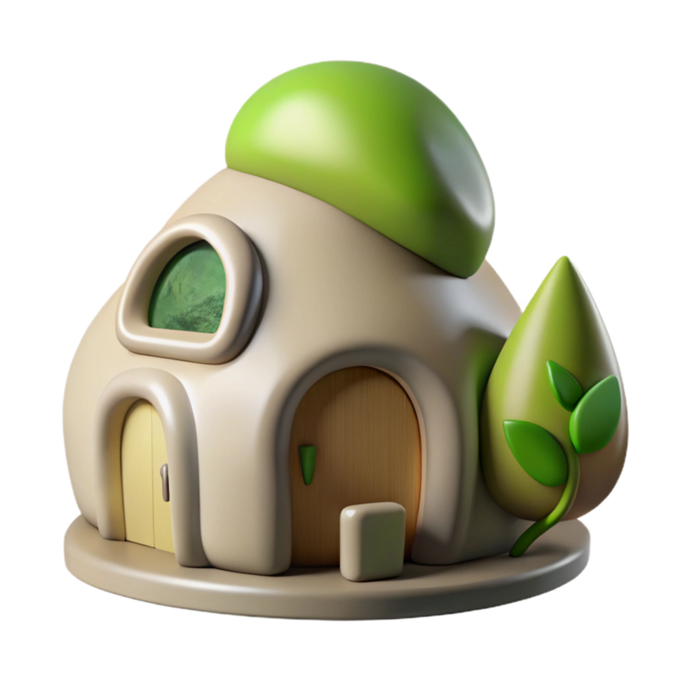 wonderful minimalist Eco Building Organic Shape Cutout Element exclusive png