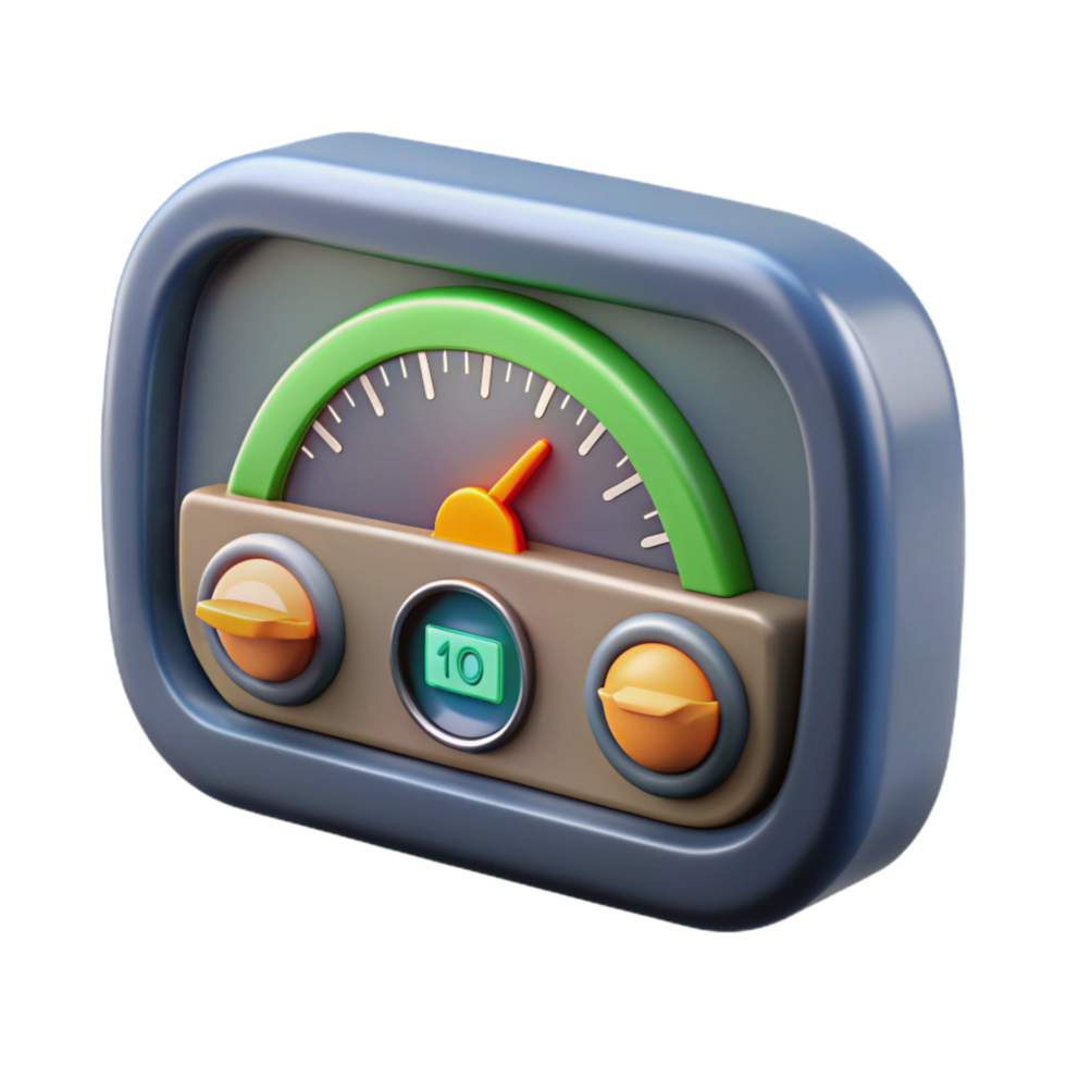 magnificent contemporary Electric Car Dashboard Display Transparent Background detailed png