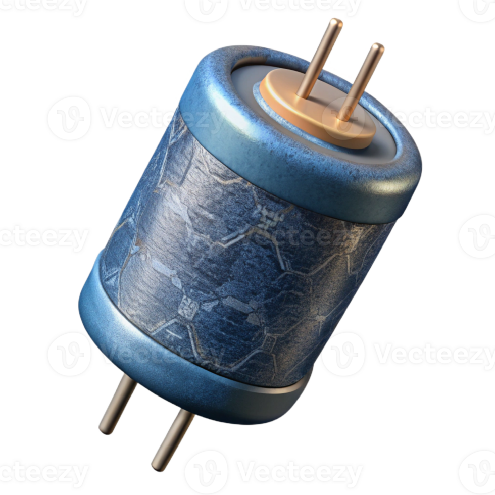 vibrant creative Electronic Textile Capacitor Detail Isolated professional png