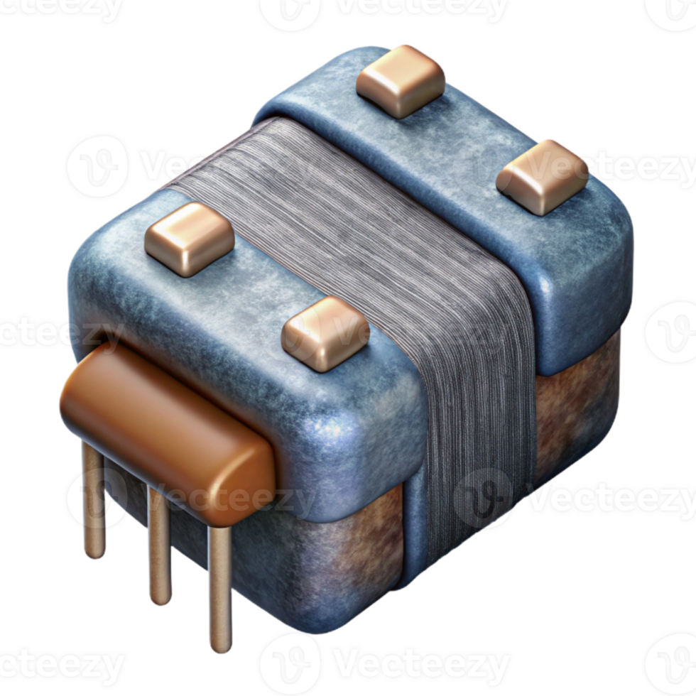 vibrant classic Electronic Textile Capacitor Detail Isolated high quality png