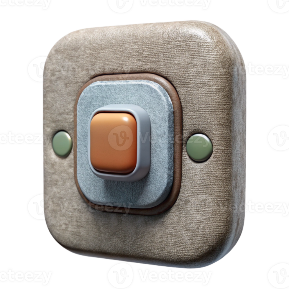 stunning traditional Electronic Textile Switch Detail Isolated detailed png