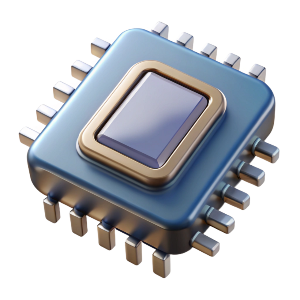 dramatic classic Embedded Microcontroller Closeup Isolated Transparent genuine png