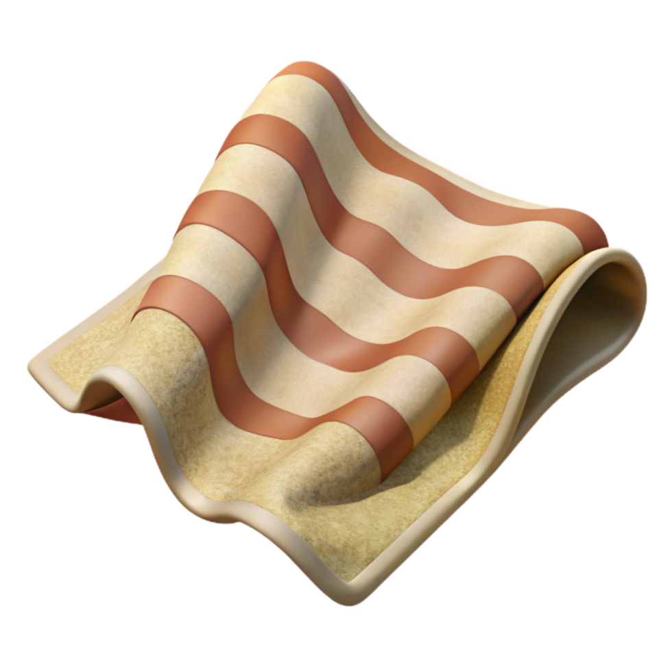elegant rustic Empty Beach Towel Sand Texture Transparent Background premium png
