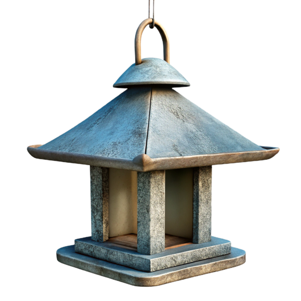 extraordinary classic Empty Bird Feeder Hanging From Tree Isolated authentic png