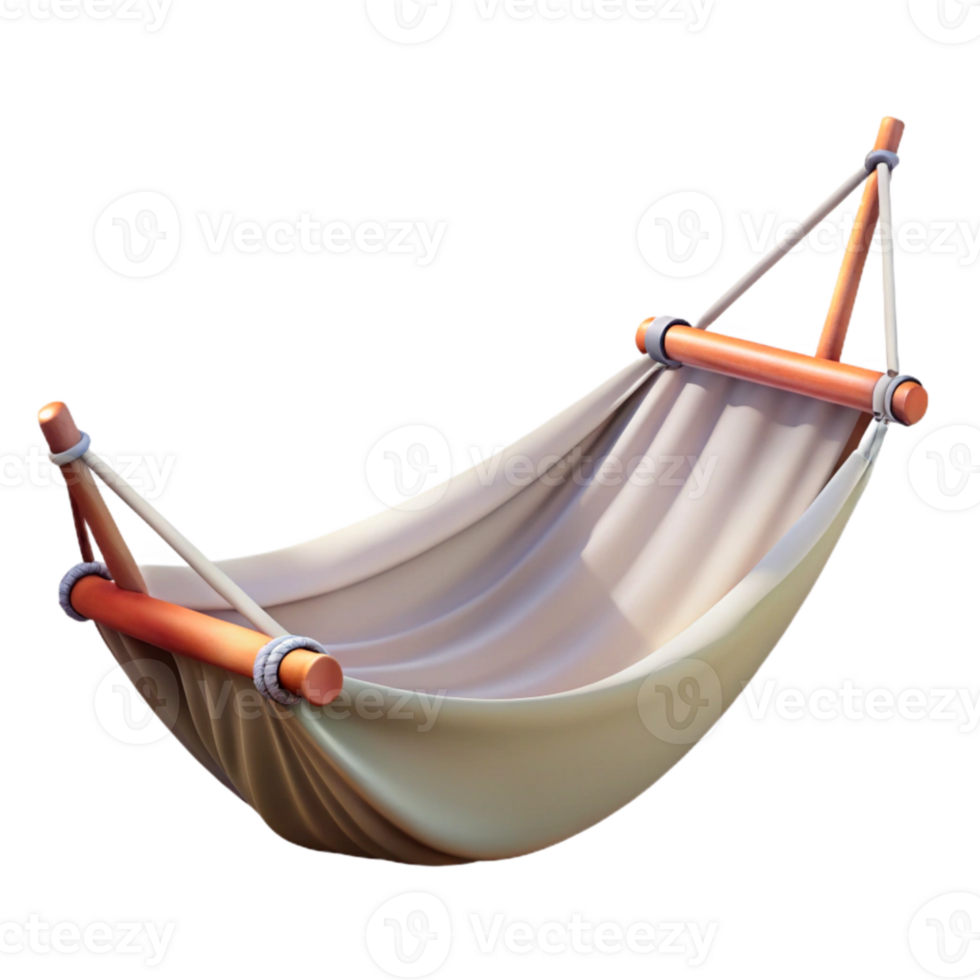 magnificent modern Empty Hammock Gentle Breeze Transparent Background high resolution png