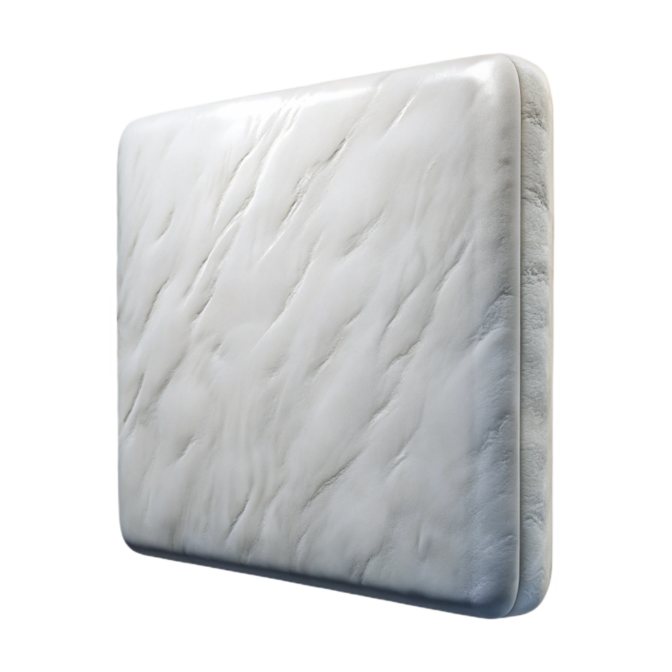 dramatic artistic Empty White Canvas Front View Isolated high quality png