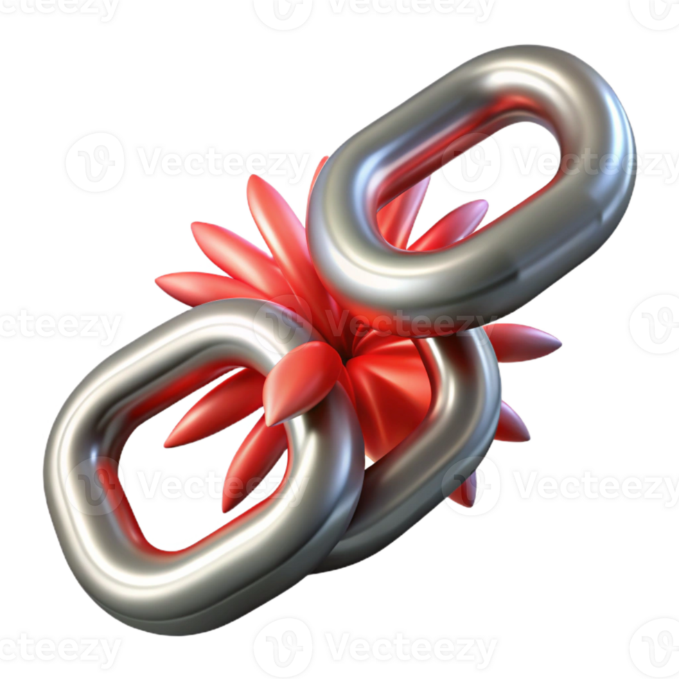 impressive classic Entangled Particles Chain Reaction Red Burst Cutout Element authentic png