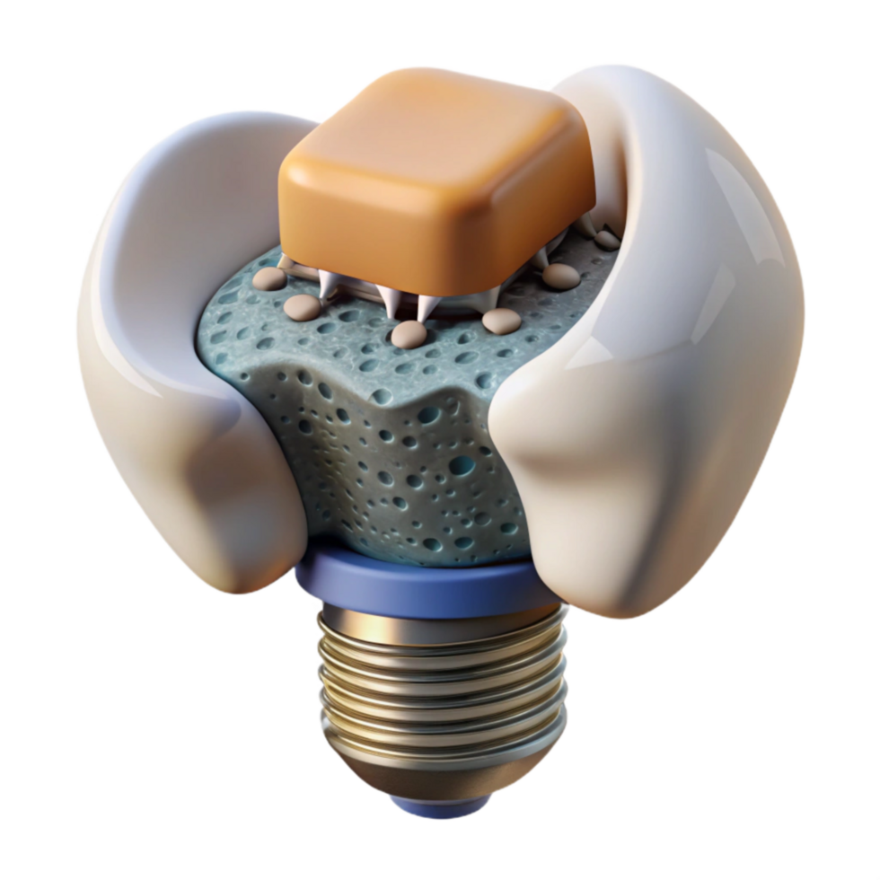 extraordinary artistic Evolving Implant with Seamless Integration Cutout Element high quality png