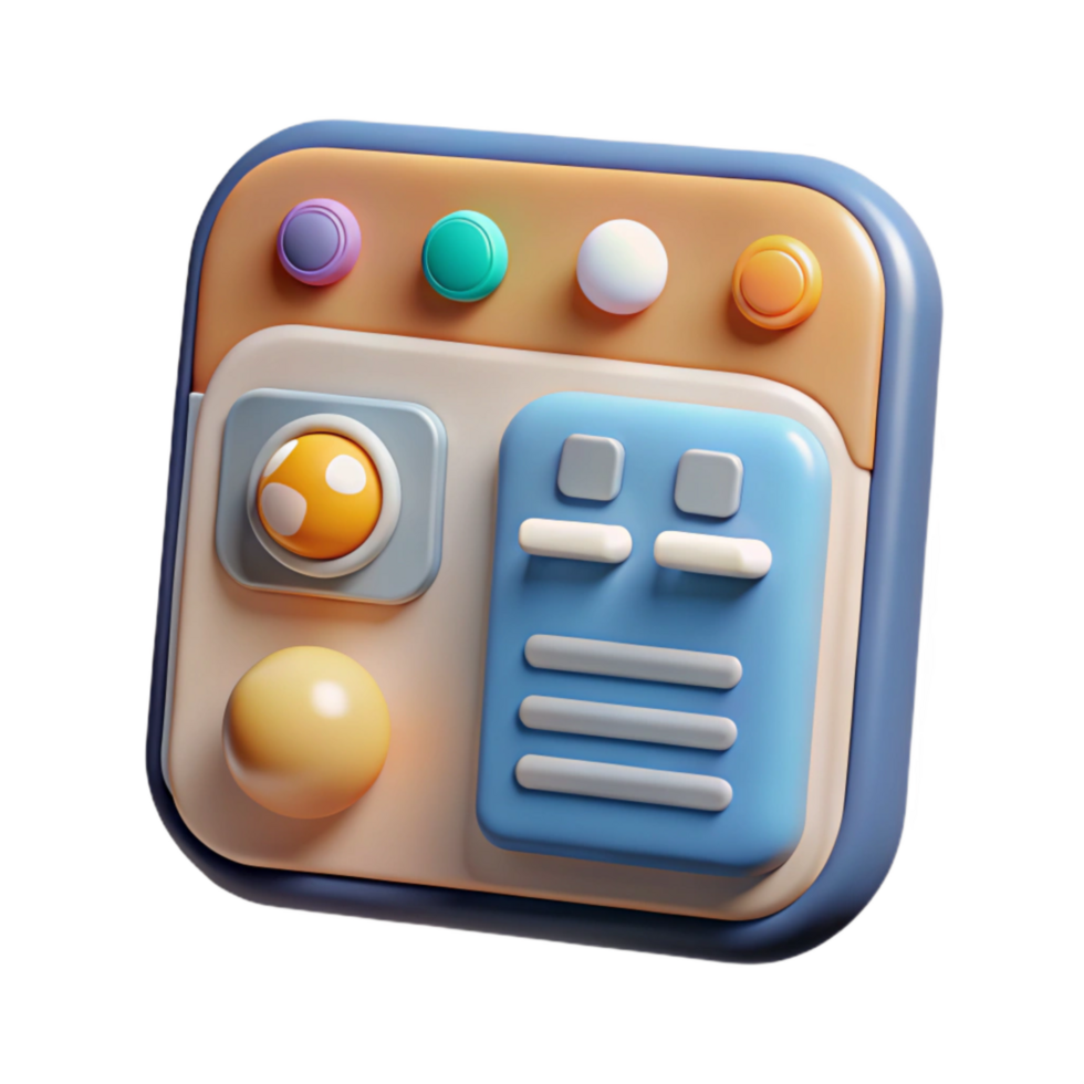 elegant abstract Evolving Interface with User-friendly Design Transparent high quality png