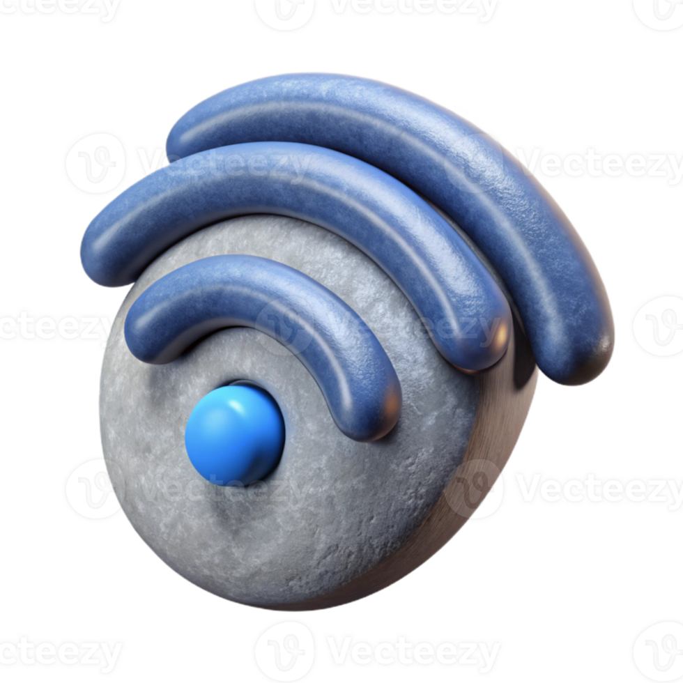 vibrant modern Evolving Sensor with Wireless Connectivity Cutout Element high resolution png
