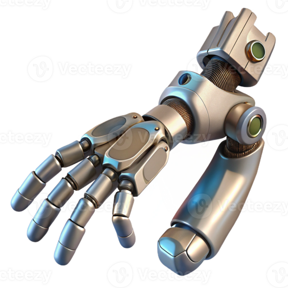 extraordinary traditional Evolving Robotic Limb Articulated View Isolated Element high quality png