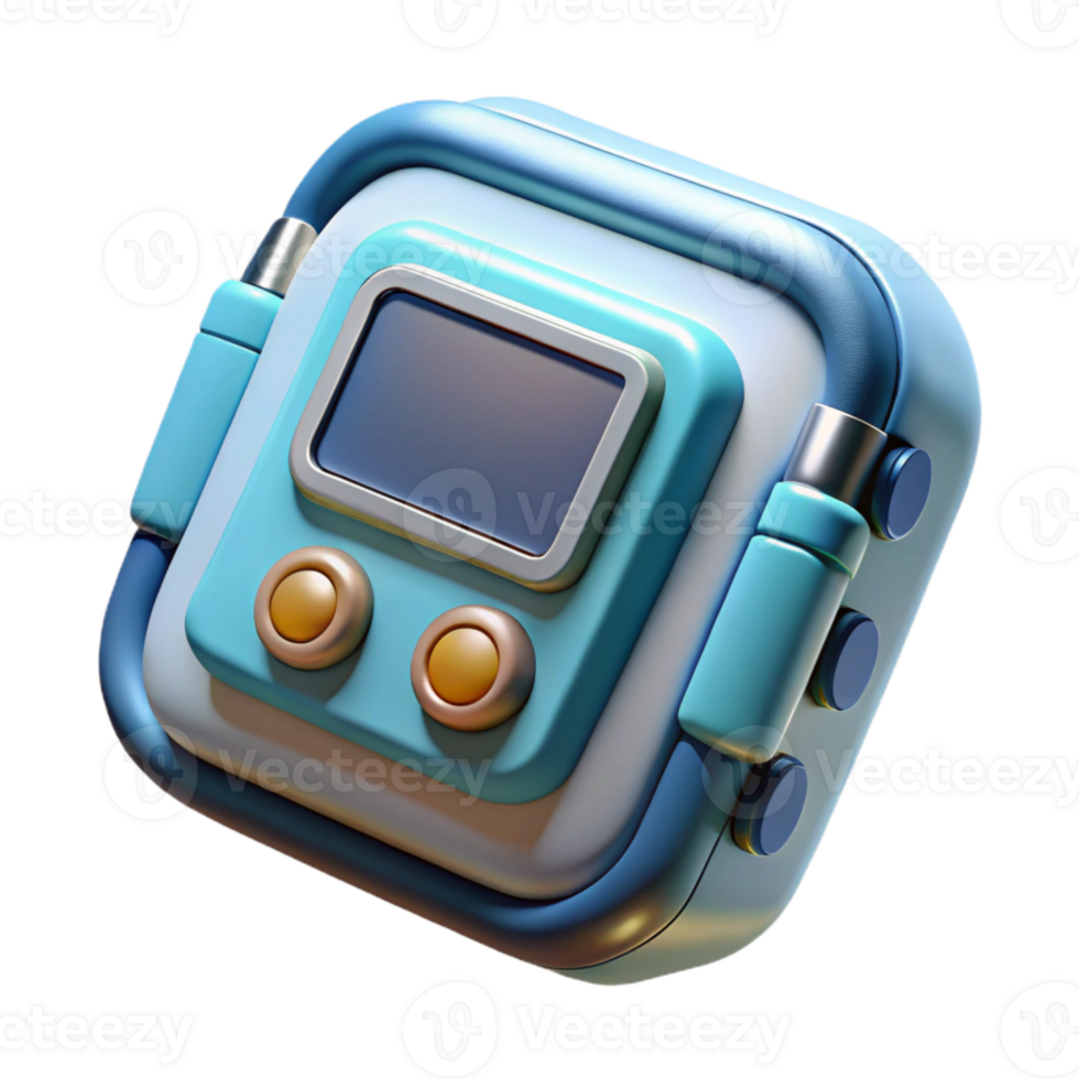 extraordinary modern Evolving Tech Gadget Isolated on Transparent Background original png