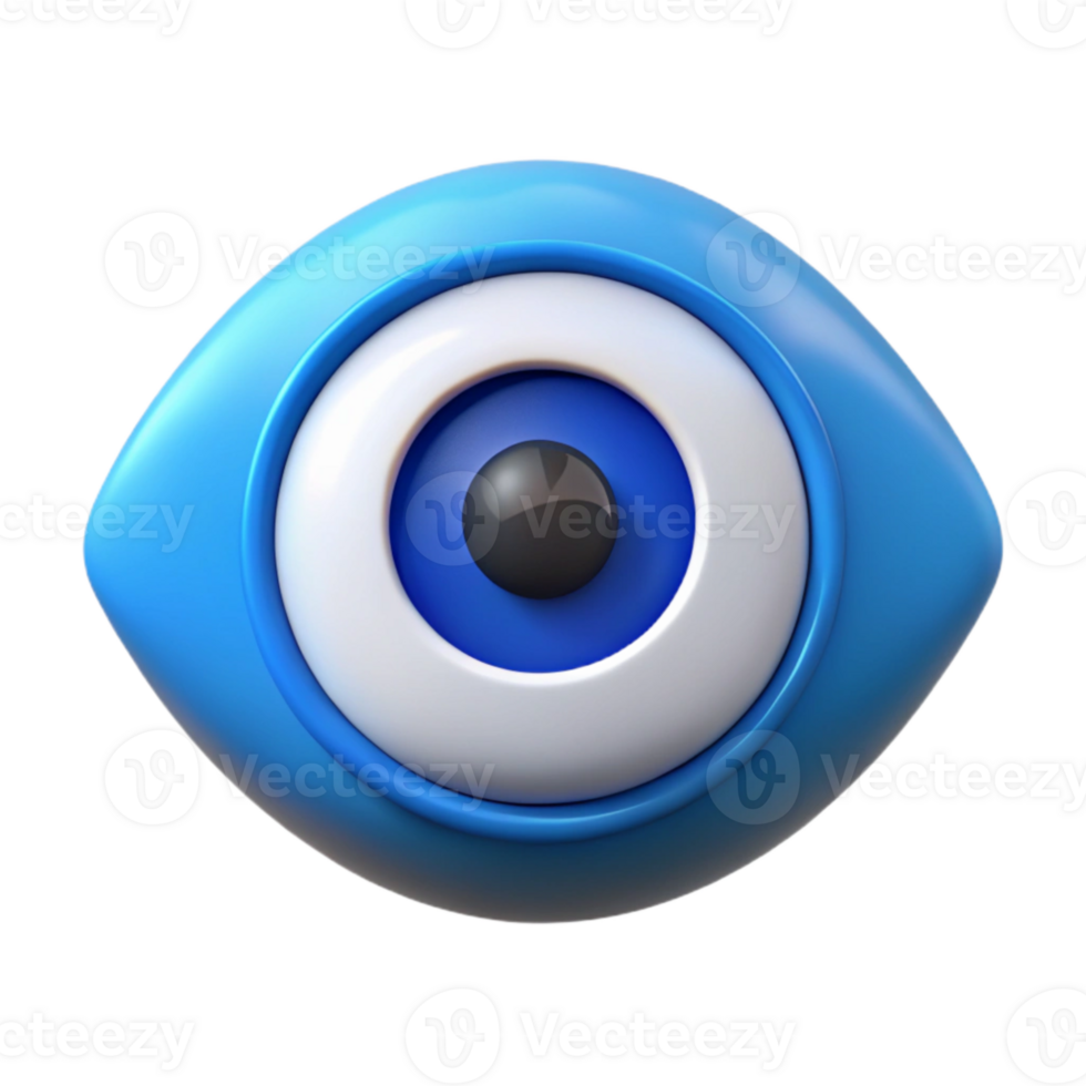 serene rustic Eye Icon Blue Iris Isolated Element exclusive png