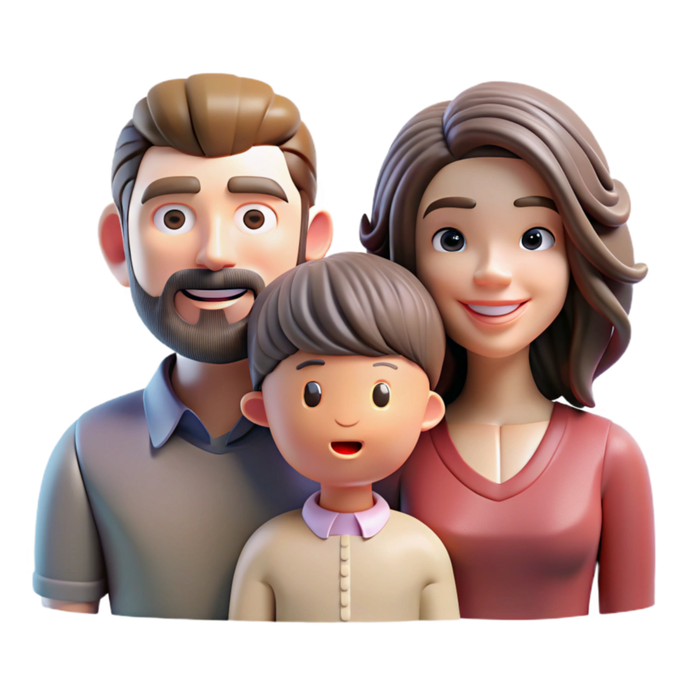 beautiful abstract Family Portrait with Soft Lighting Cutout genuine png