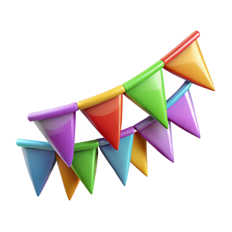 extraordinary modern Festival Flags Colorful String Transparent high resolution png