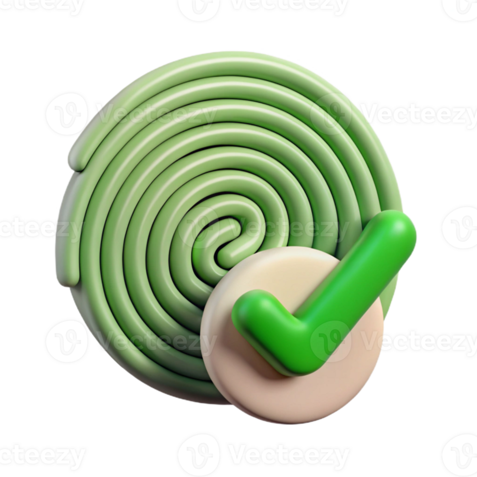 magnificent rustic Fingerprint Identification Graphic with Green Checkmark Isolated authentic png