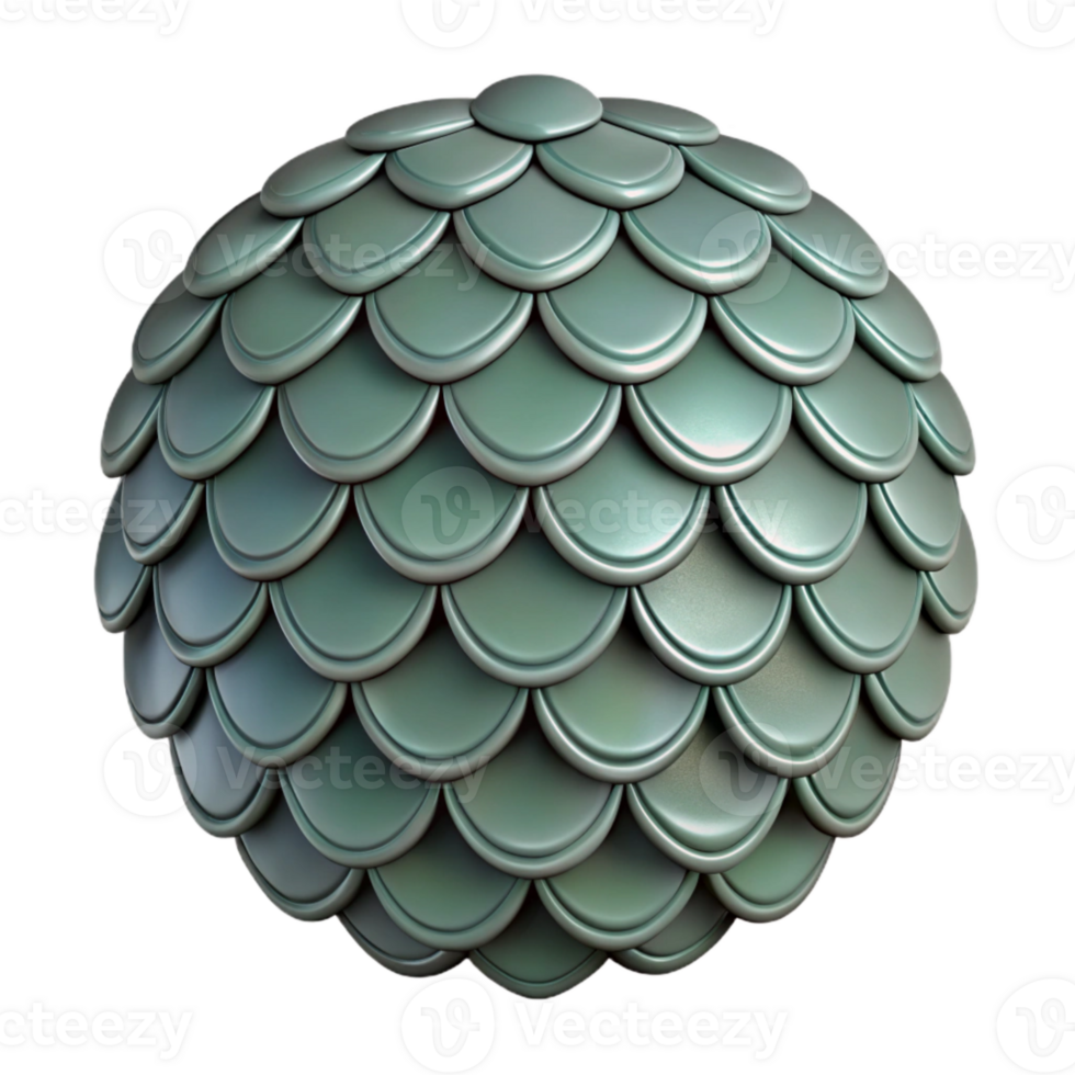 beautiful contemporary Fish Scale Inspired Tile Pattern Cutout png