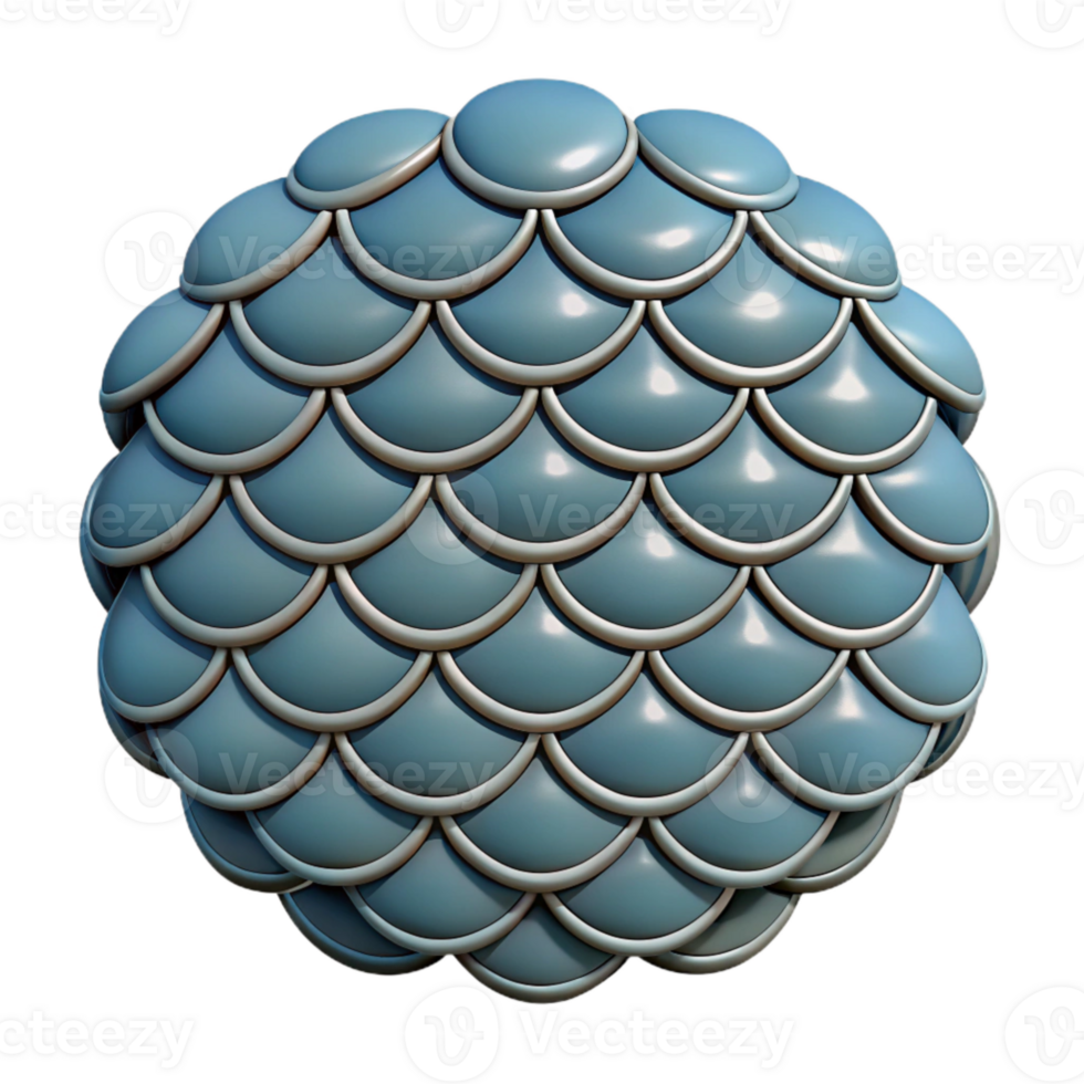 beautiful creative Fish Scale Inspired Tile Pattern Cutout png