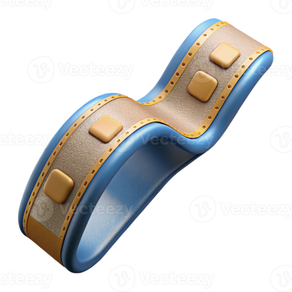 serene abstract Flexible Bio Sensor Strip Isolated Cutout professional png