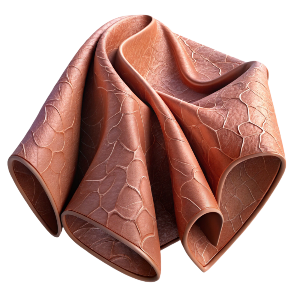 vibrant contemporary Flexible Display Fabric Fold Detail Cutout png