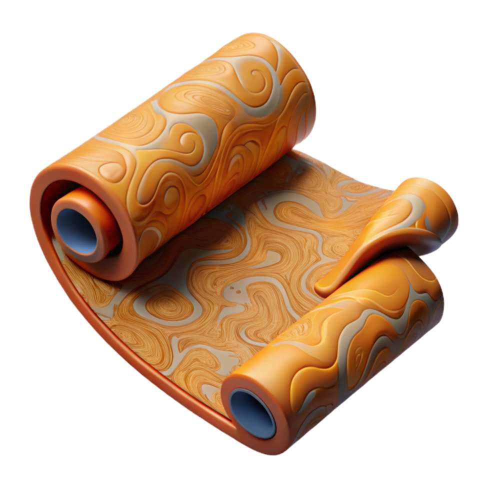 elegant artistic Flexible Display Fabric Roll Cutout professional png