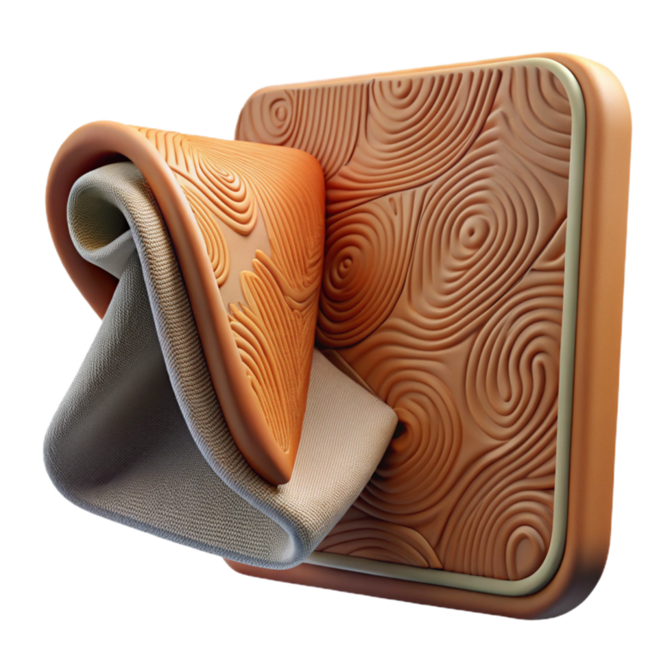 vibrant contemporary Flexible Display Integration on Fabric Cutout professional png