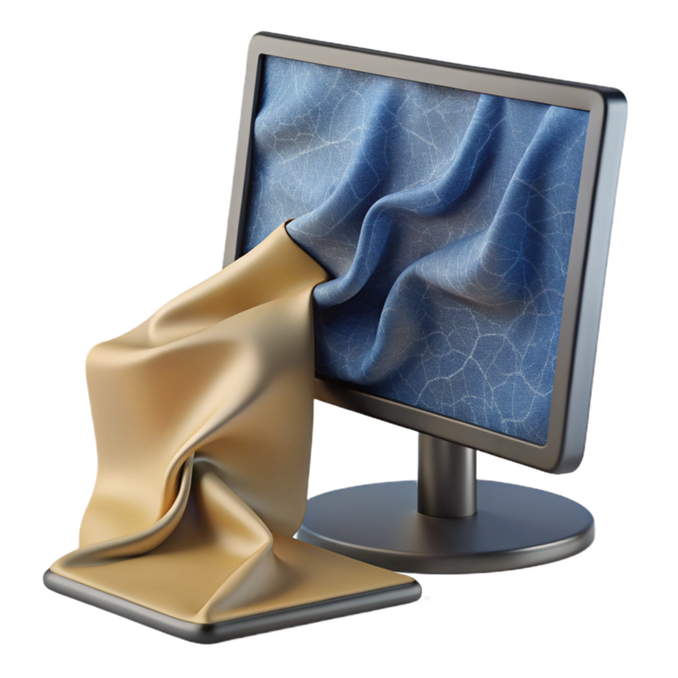 wonderful classic Flexible Display Screen on Fabric Isolated authentic png