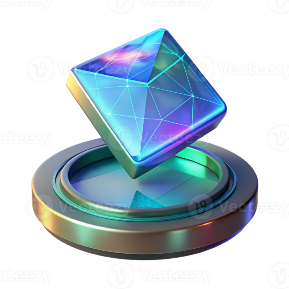 wonderful classic Floating Hologram Display Side View Cutout genuine png
