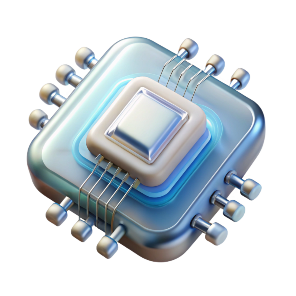 stunning contemporary Floating Microchip Circuitry Transparent png