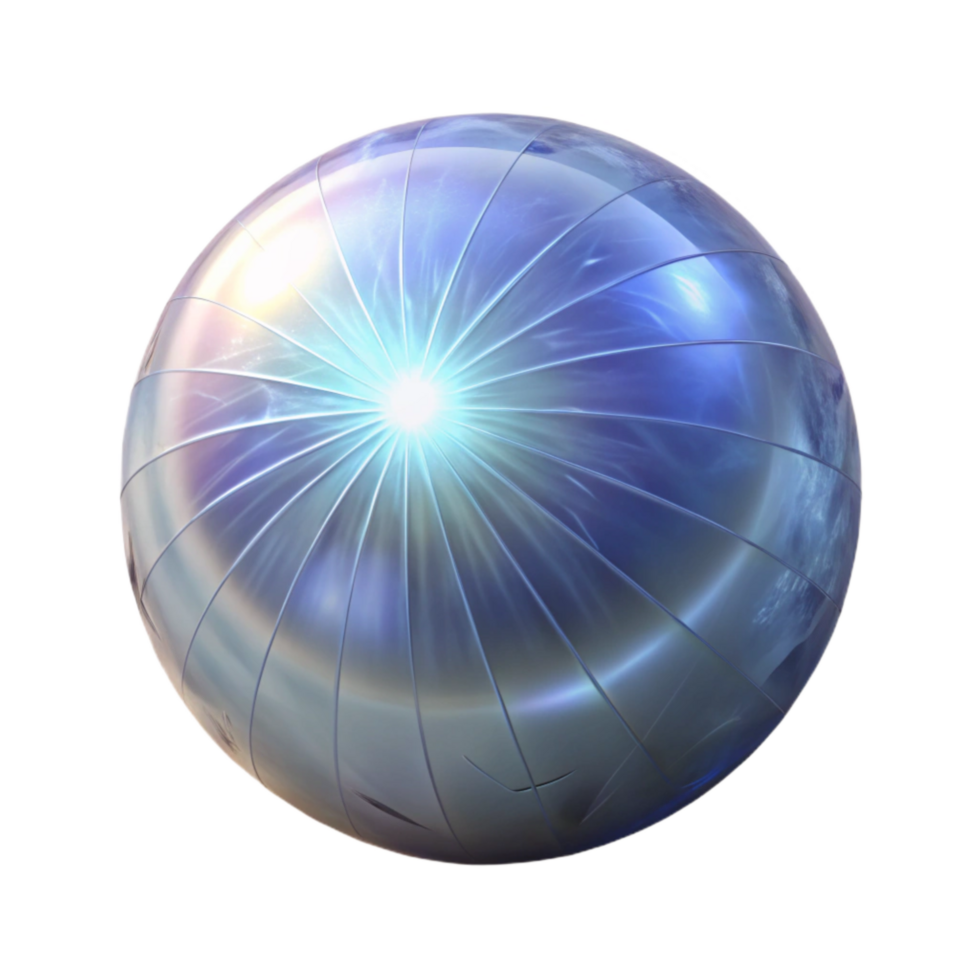wonderful classic Floating Orb Emitting Light Rays Transparent genuine png