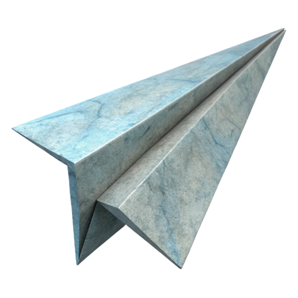 magnificent contemporary Floating Paper Airplane Isolated on Transparent Background professional png