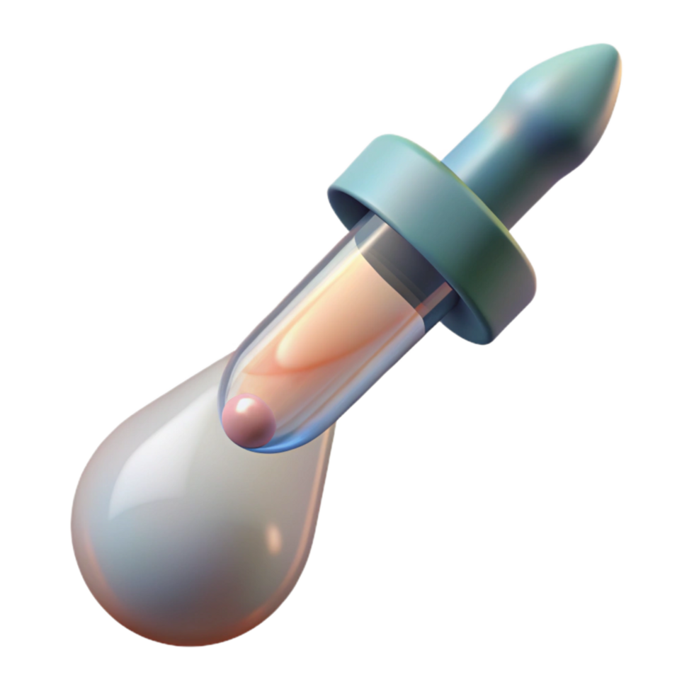 stunning classic Floating Pipette Droplet Formation Transparent premium png