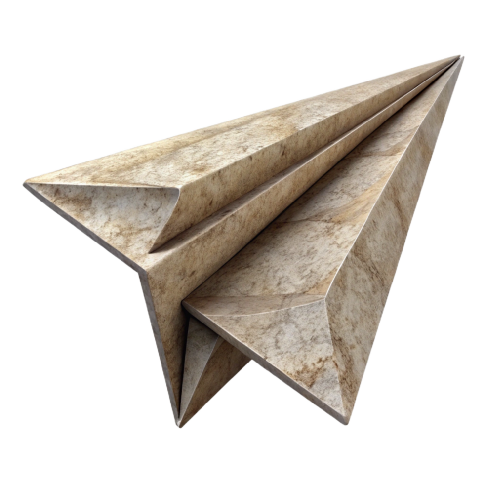 magnificent contemporary Floating Paper Airplane Folded Paper Isolated Element genuine png