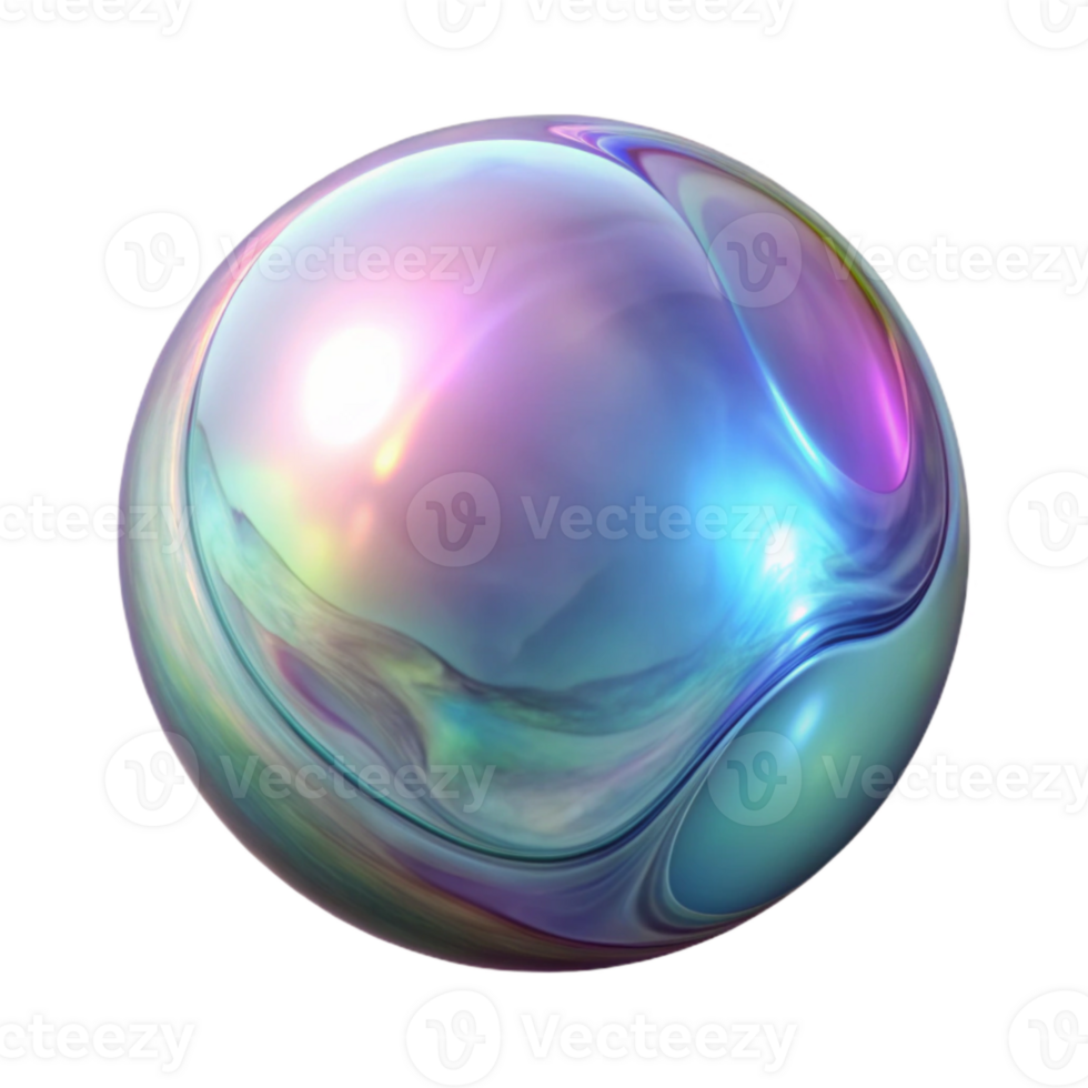 beautiful traditional Floating Soap Bubble Iridescent Surface Transparent original png