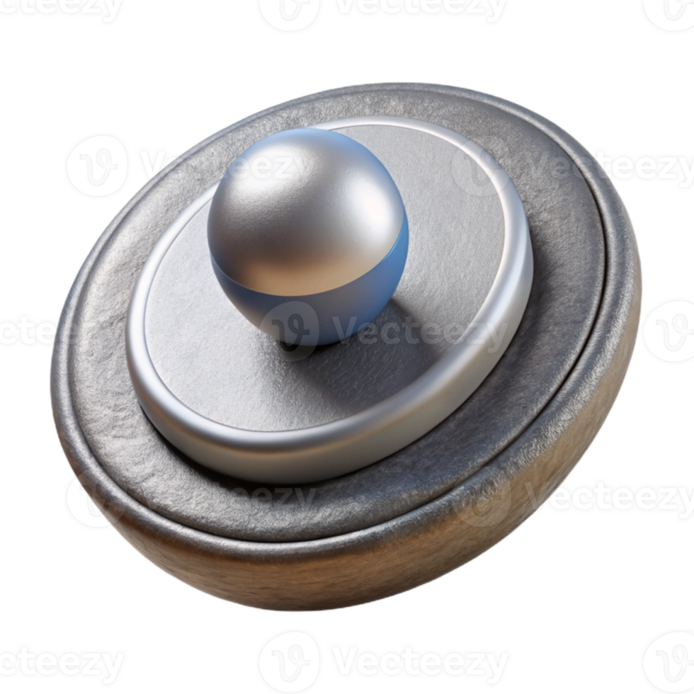 magnificent traditional Floating Virtual Slider Control Silver Finish Isolated detailed png