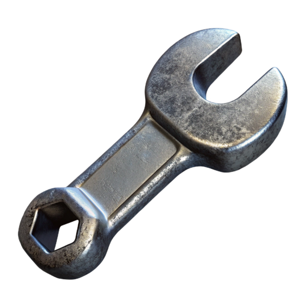 dramatic traditional Floating Wrench Tool Steel Finish Transparent high quality png
