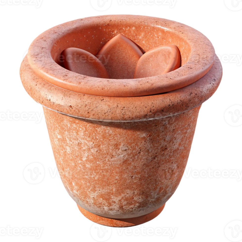 dramatic modern Flower Pot Terracotta Style Transparent genuine png