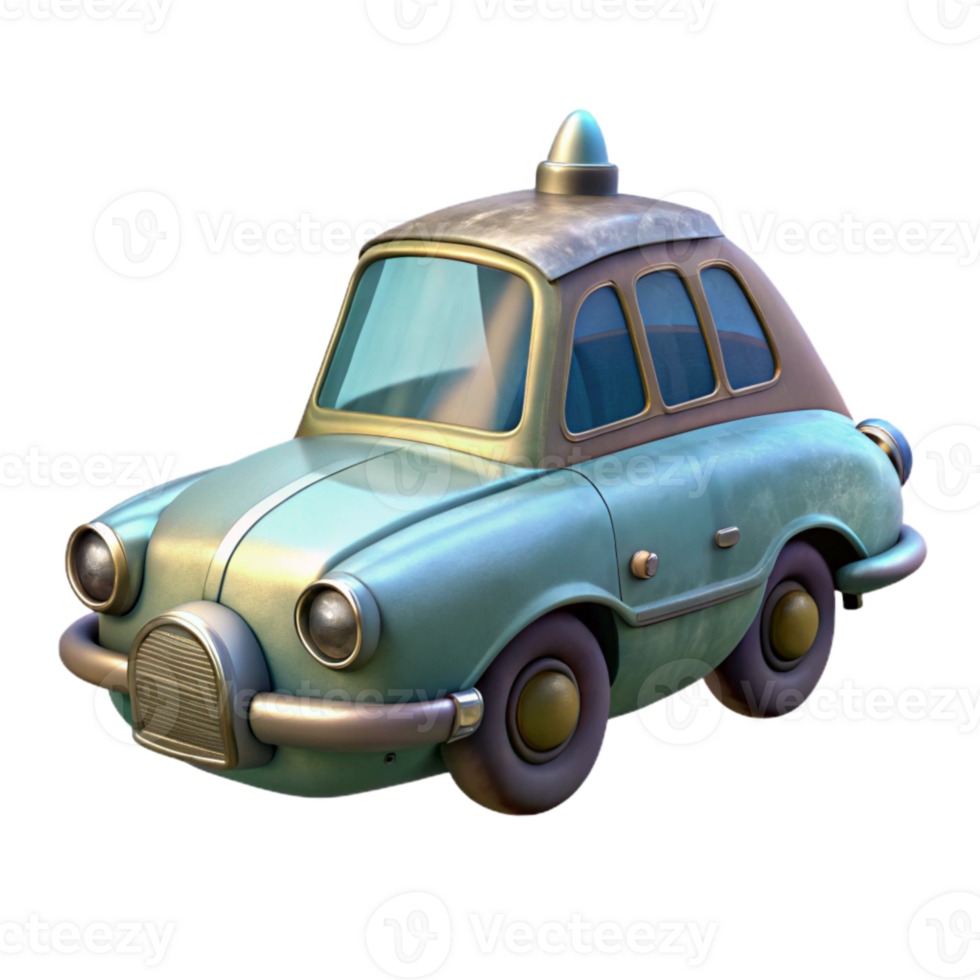 extraordinary artistic Flying Car Side View Transparent Background premium png