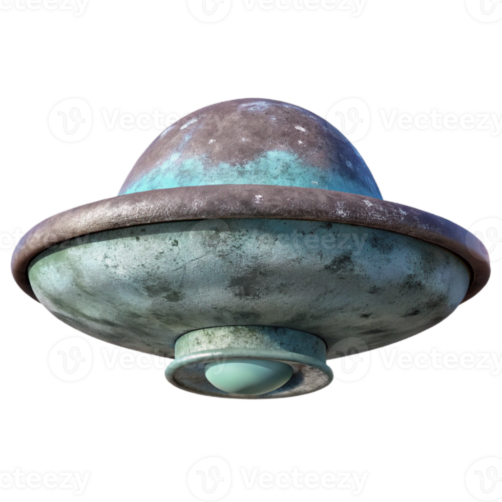 elegant contemporary Flying Saucer Underside View Isolated high quality png