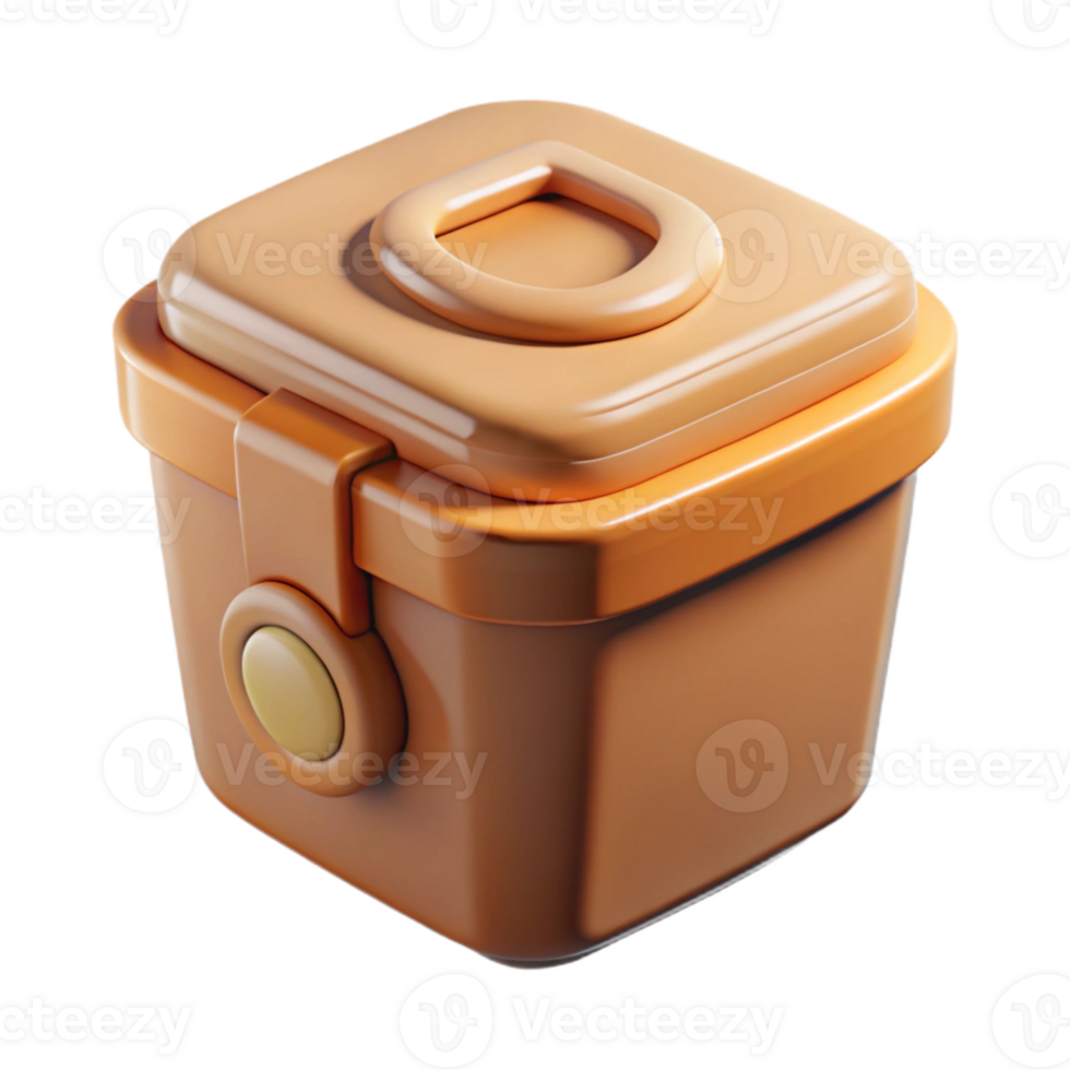 magnificent modern Food Donation Box Closed Lid Isolated Cutout high quality png