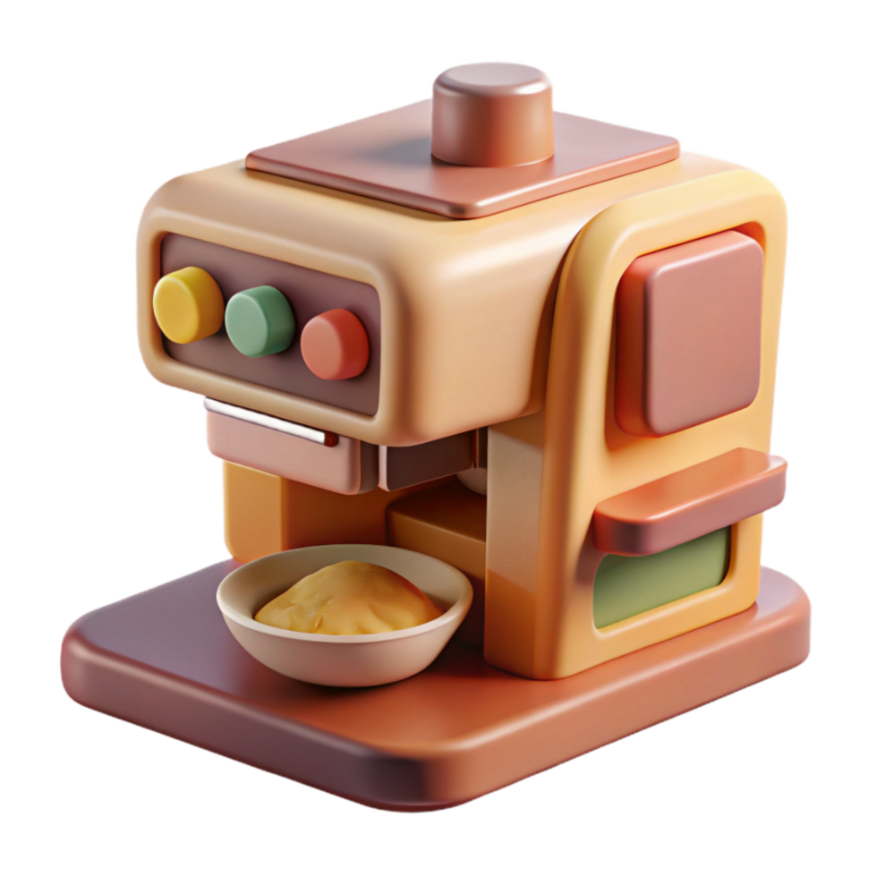 stunning minimalist Food Printing Machine Cutout Front Angle premium png
