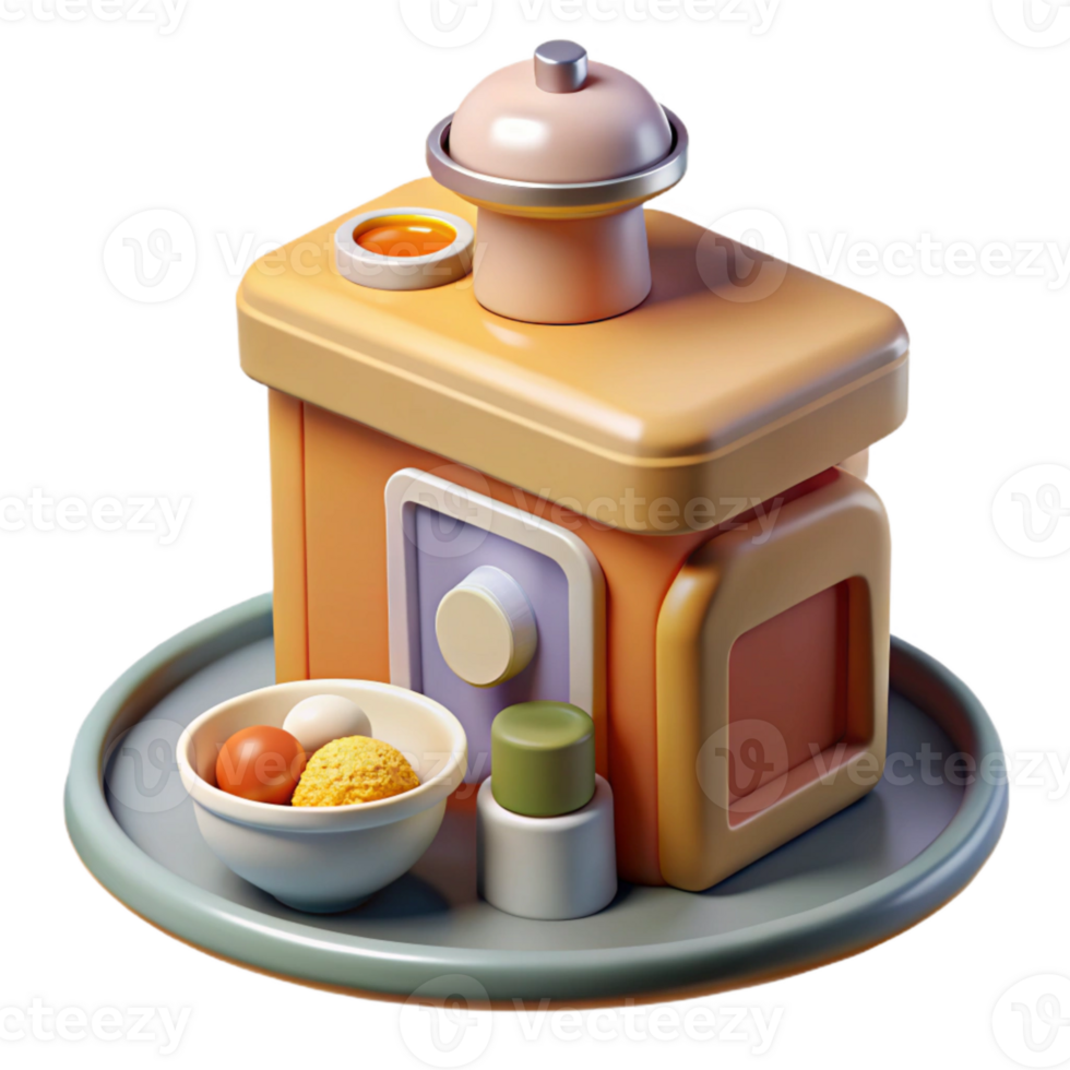 beautiful rustic Food Replicator Dispensing a Drink Isolated professional png