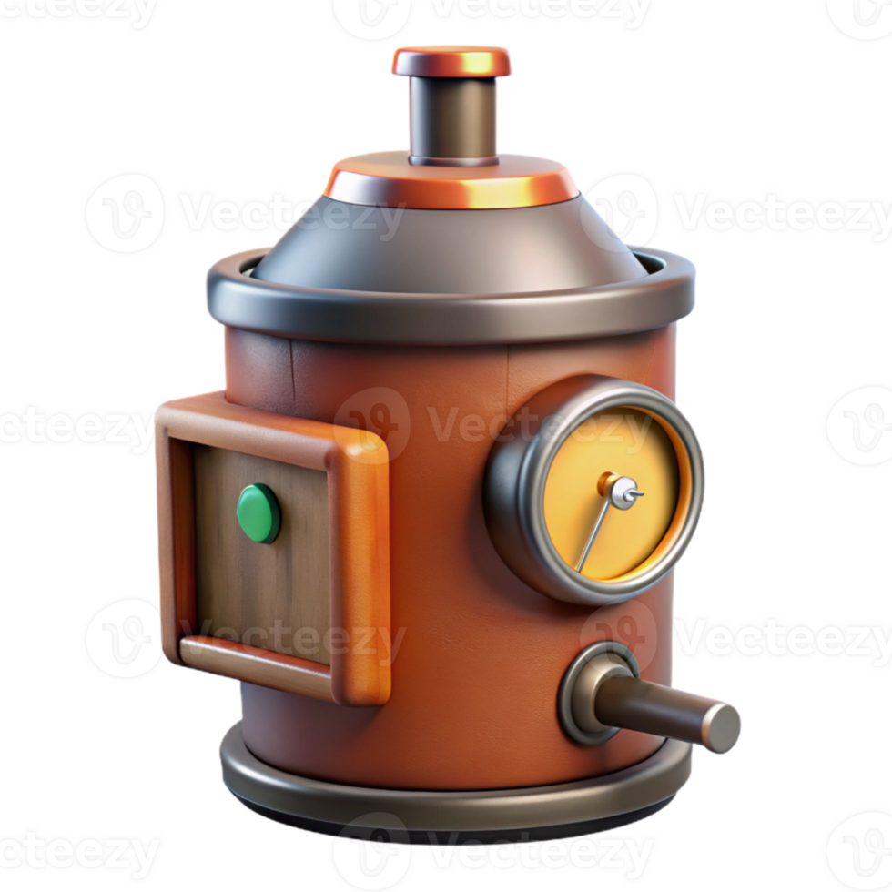 stunning contemporary Food Smoker with Temperature Gauge Cutout high quality png