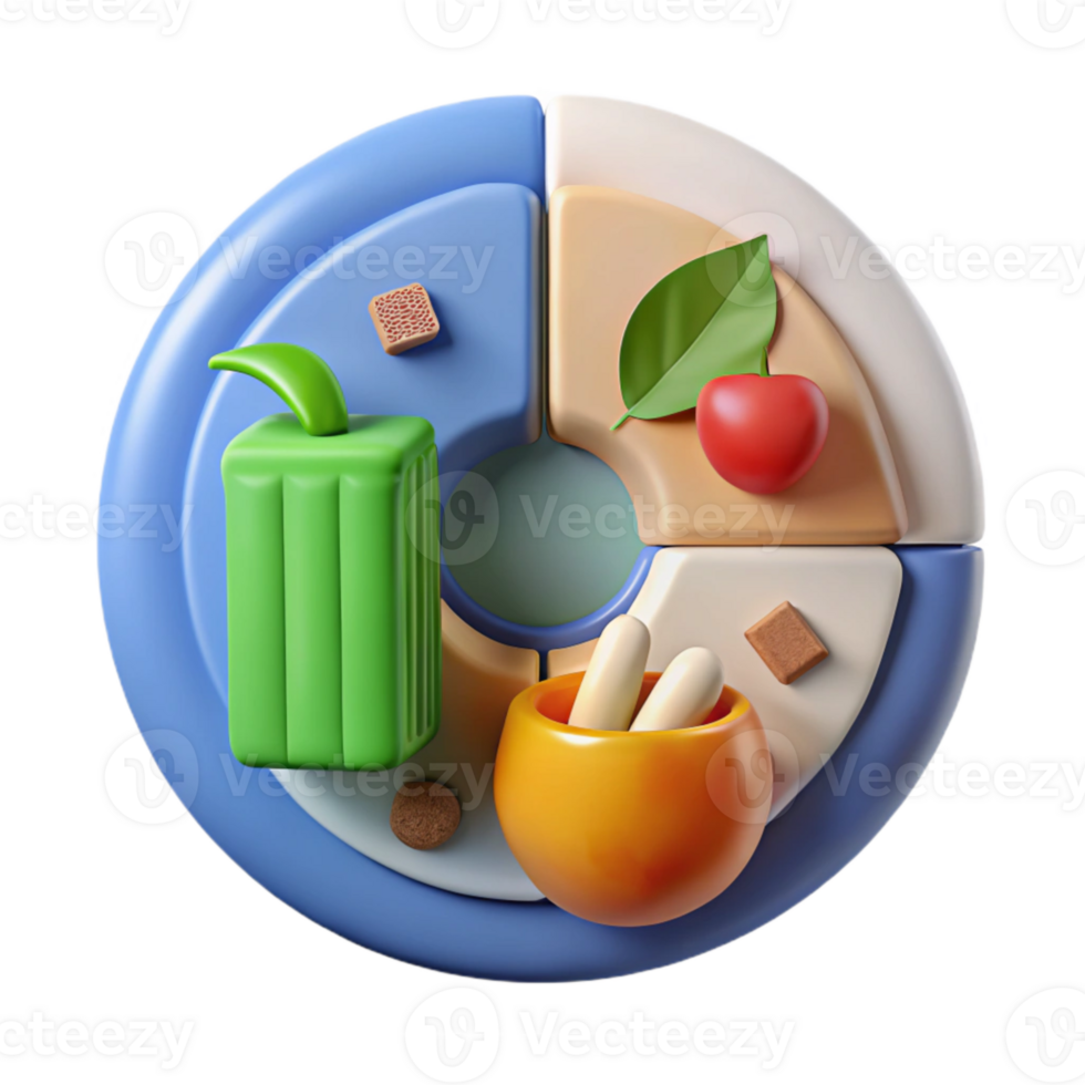 elegant abstract Food Waste Reduction Strategies Infographic Chart Transparent Background high resolution png
