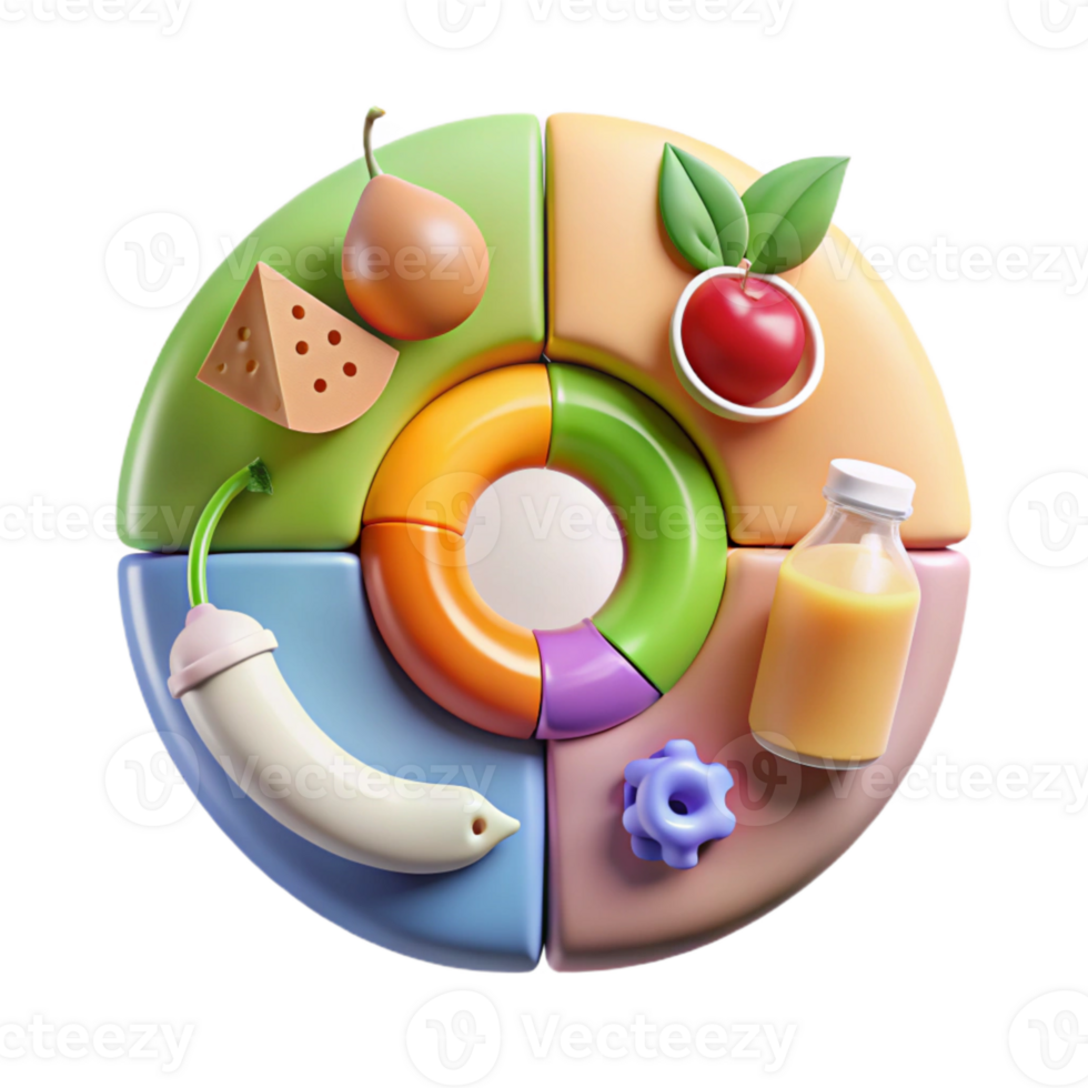 serene classic Food Waste Reduction Tips Infographic Colorful Design Transparent high resolution png