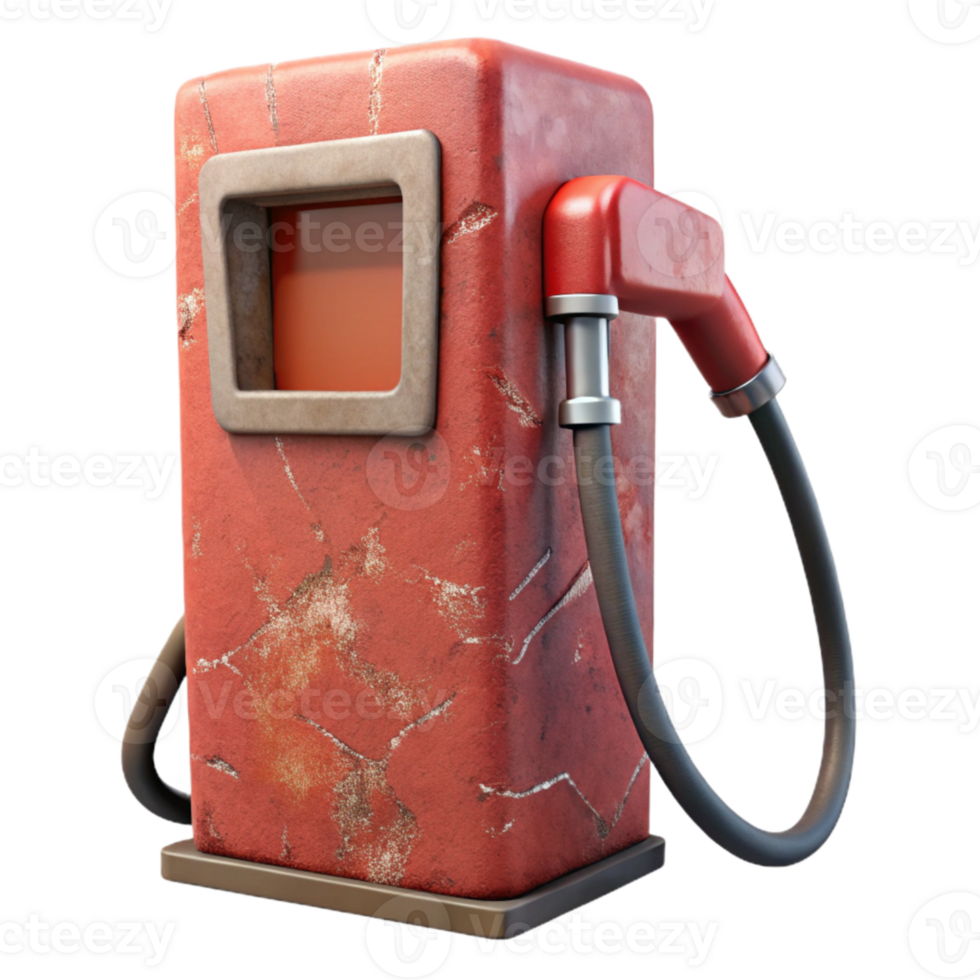 wonderful minimalist Fractured Gas Pump Cutout exclusive png