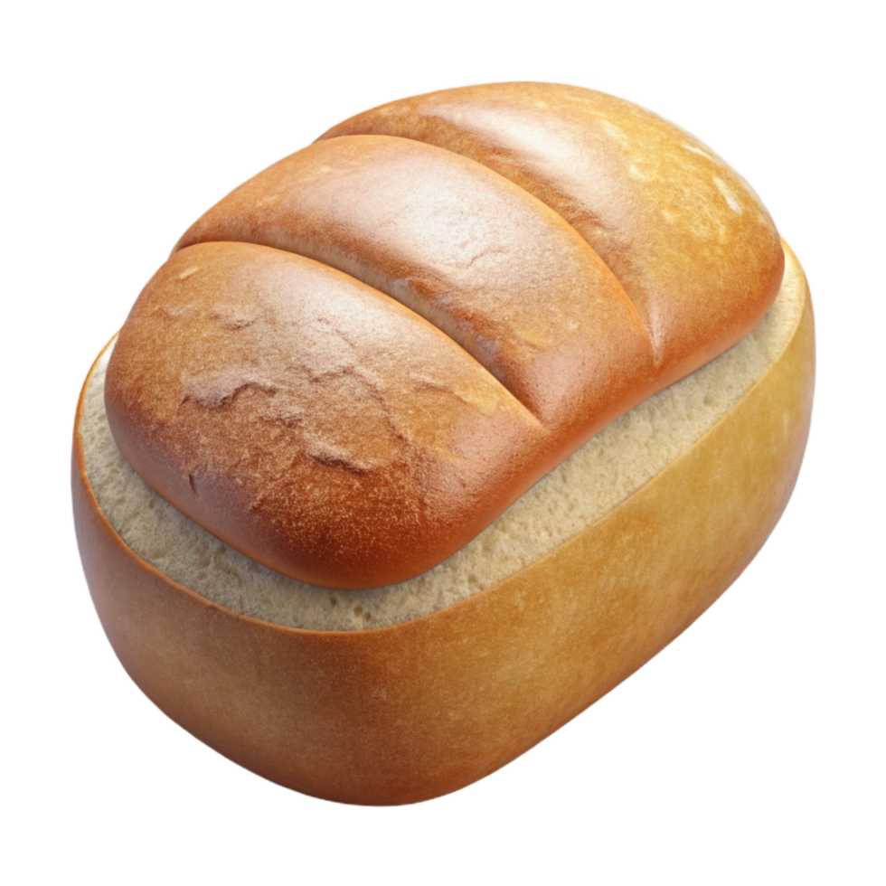 elegant artistic Freshly Baked Bread Close Up Isolated on Transparent Background authentic png